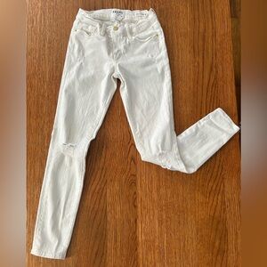 Frame Le High Rise Skinny Jeans Lilac Blanc - Women’s Size 25